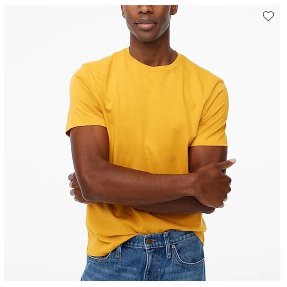 NWT J. Crew Men's Serenity Blue Washed Jersey Crewneck Tee - SIZE LARGE - Picture 3 of 9